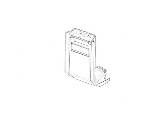 Locking system SHAD TR37 (lower part) for PIAGGIO/VESPA GTS 300