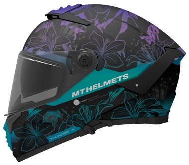 Helmet MT Helmets THUNDER 4 SV JUNGLE A1 MATT BLACK L