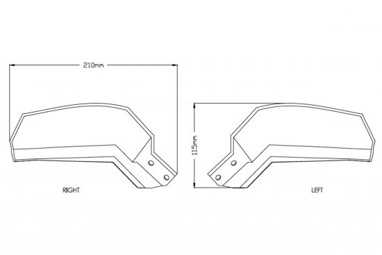 Handguards PUIG 9727H EXTENSION smoke