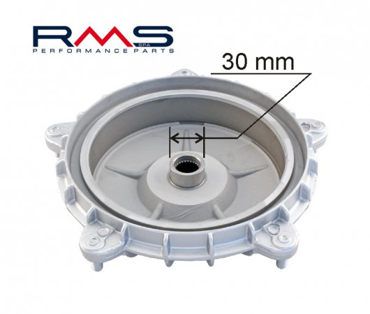 Brake drum RMS 225085050 rear