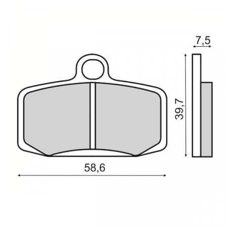 Disk pločice RMS 225103543 front