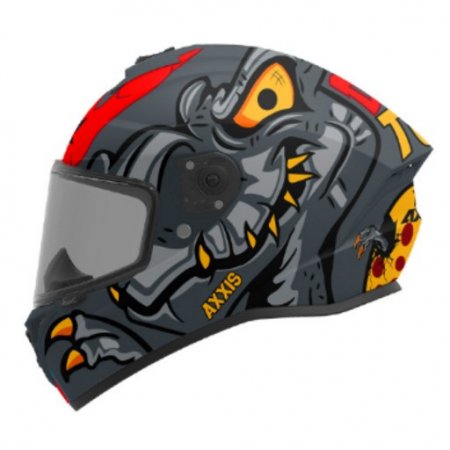 FULL FACE helmet AXXIS DRAKEN S dinotoon  matt XL