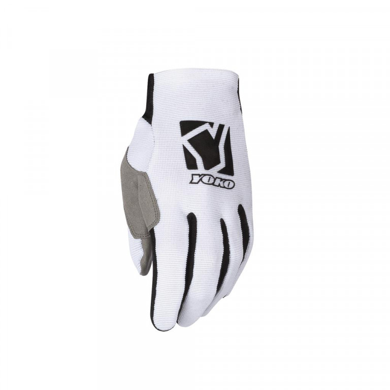 MX rukavice YOKO SCRAMBLE white / black L (9)