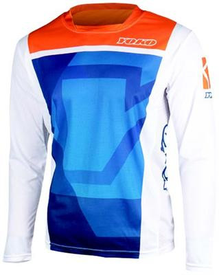 MX jersey kids YOKO KISA blue / orange L