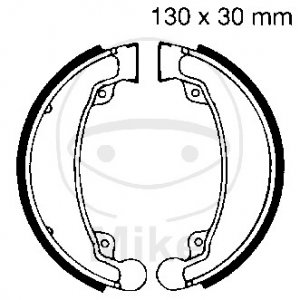 Brake shoe set EBC includings springs