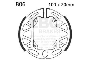 Brake shoe set EBC