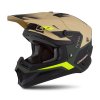 Motocross Helmet CASSIDA CROSS CUP 2 NAPA sand/ green/ yellow fluo/ black matt XS