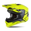 Motocross Helmet CASSIDA CROSS CUP 2 NAPA yellow fluo/black/pearl gray XS