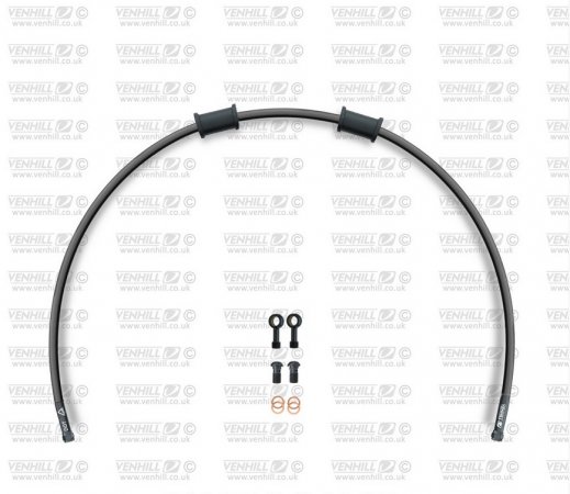Rear brake hose kit Venhill TRI-9016RB-BK POWERHOSEPLUS (1 hose in kit) Black hoses, black fittings