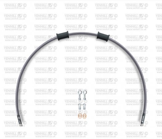 Rear brake hose kit Venhill SUZ-12006RS-CB POWERHOSEPLUS (1 hose in kit) Carbon hoses, stainless steel fittings