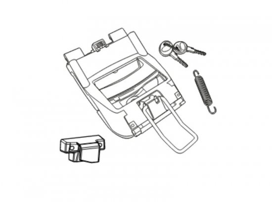 Set mechanism SHAD SH47 for PIAGGIO/VESPA GTS 300