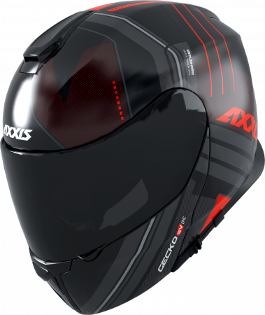 FLIP UP helmet AXXIS GECKO SV ABS epic b5 matt fluor red XXL