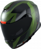 FLIP UP helmet AXXIS GECKO SV ABS shield f6 matt green XS