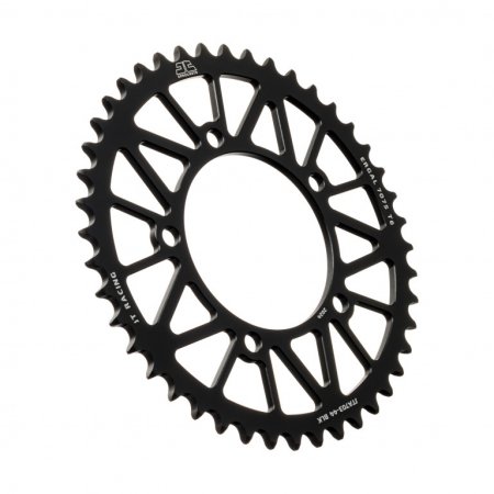 Rear ALU sprocket JT JTA 703-44BLK 44)T, nt((520 Crni