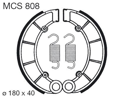 Čeljusti kočnica (pakne) LUCAS MCS 808