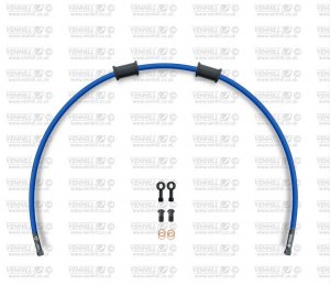 Rear brake hose kit Venhill YAM-1009RB-SB POWERHOSEPLUS (1 hose in kit) Solid blue hoses, black fittings
