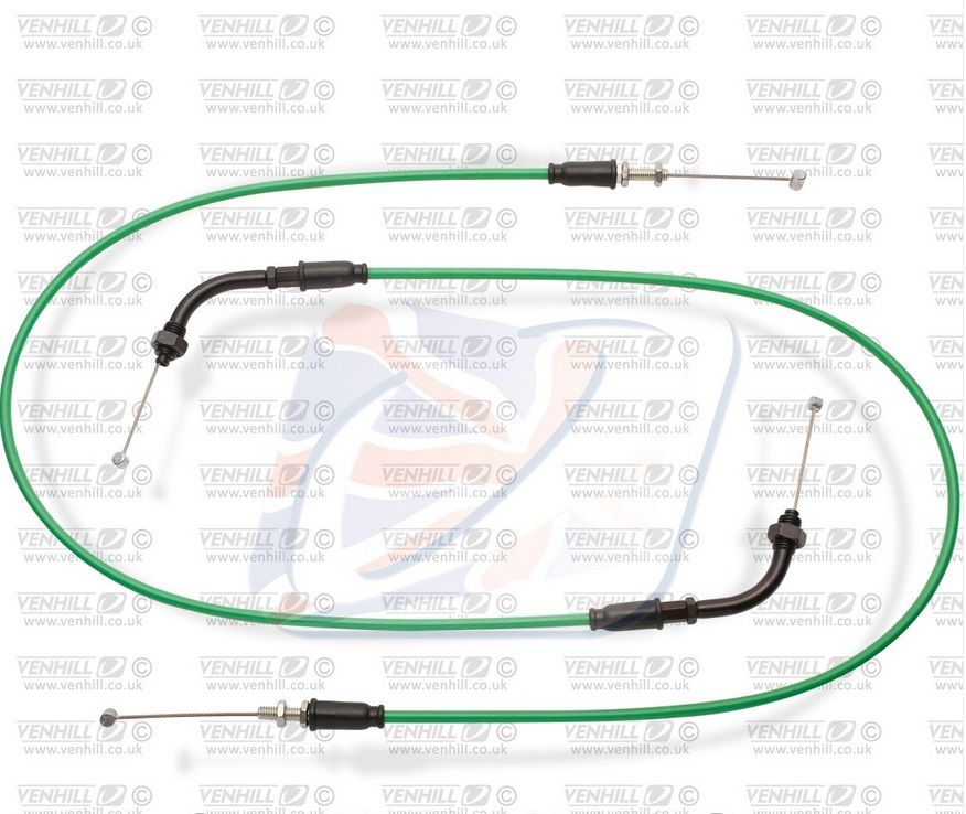 Throttle Cable Venhill H02-4-108-GR featherlight green