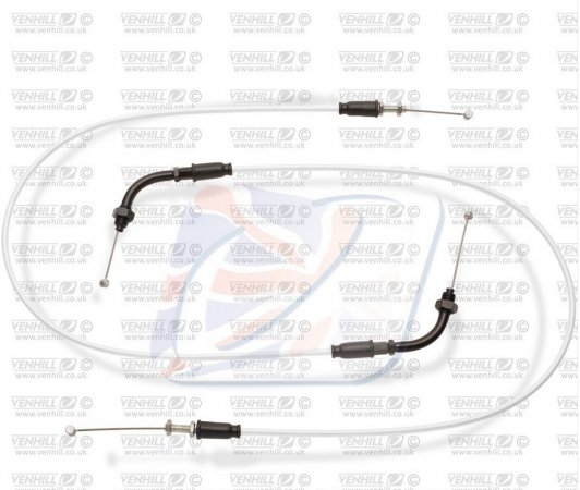 Throttle Cable Venhill H02-4-108-WT featherlight white