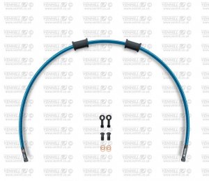 Kit prednjih kočionog crijeva Venhill KAW-5013FB-TB POWERHOSEPLUS (1 hose in kit) Translucent blue hoses, black fittings