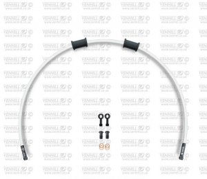 Rear brake hose kit Venhill YAM-1009RB-WT POWERHOSEPLUS (1 hose in kit) White hoses, black fittings