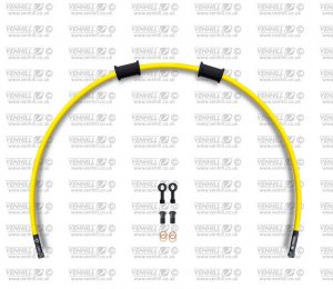 Kit prednjih kočionog crijeva Venhill TRI-9002FB-YE POWERHOSEPLUS (1 hose in kit) Yellow hoses, black fittings